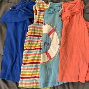 Girls size 4 Gymboree tank tops